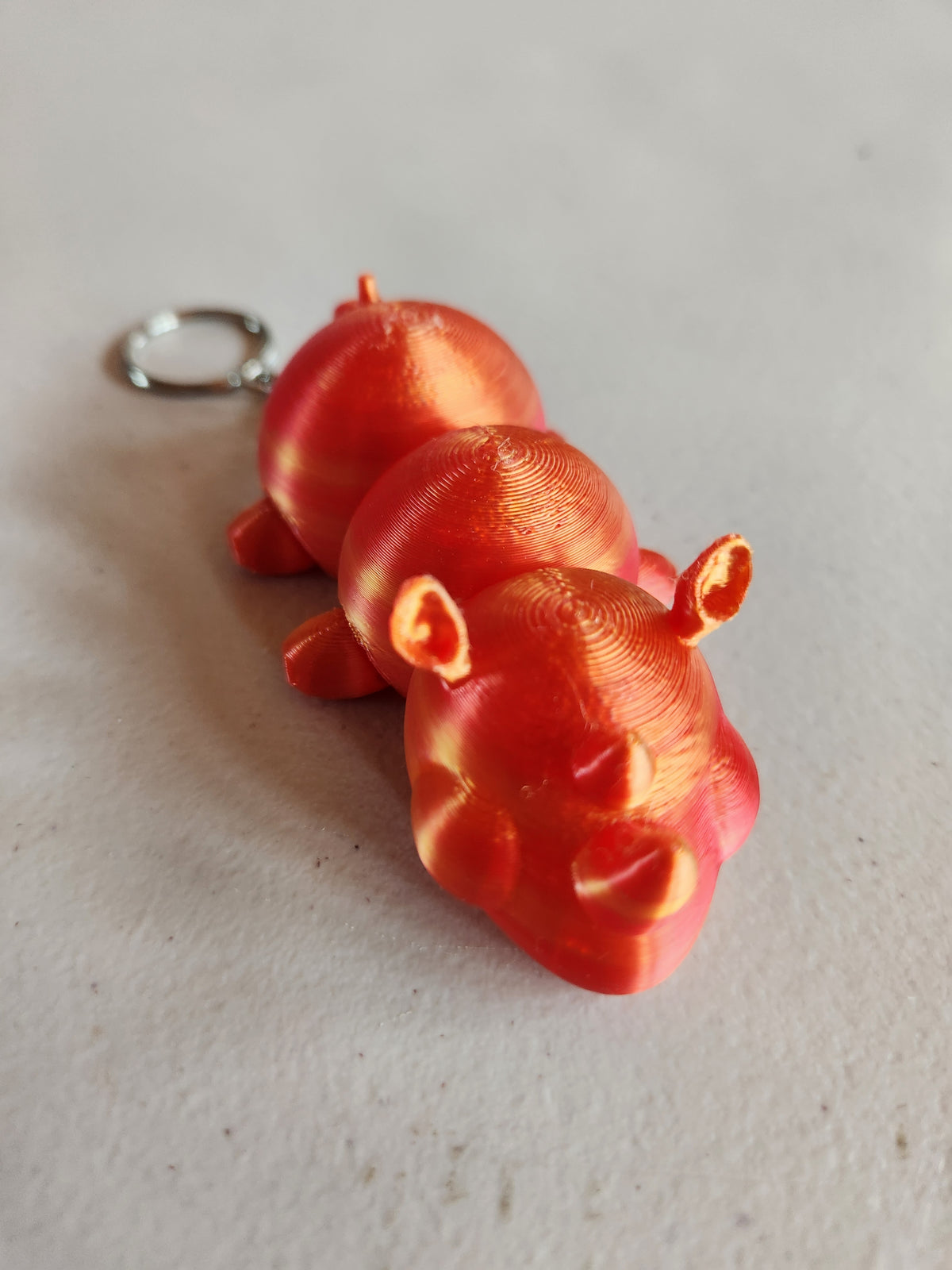 Rhino keychain