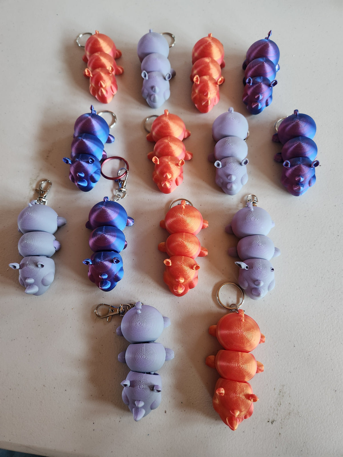 Rhino keychain