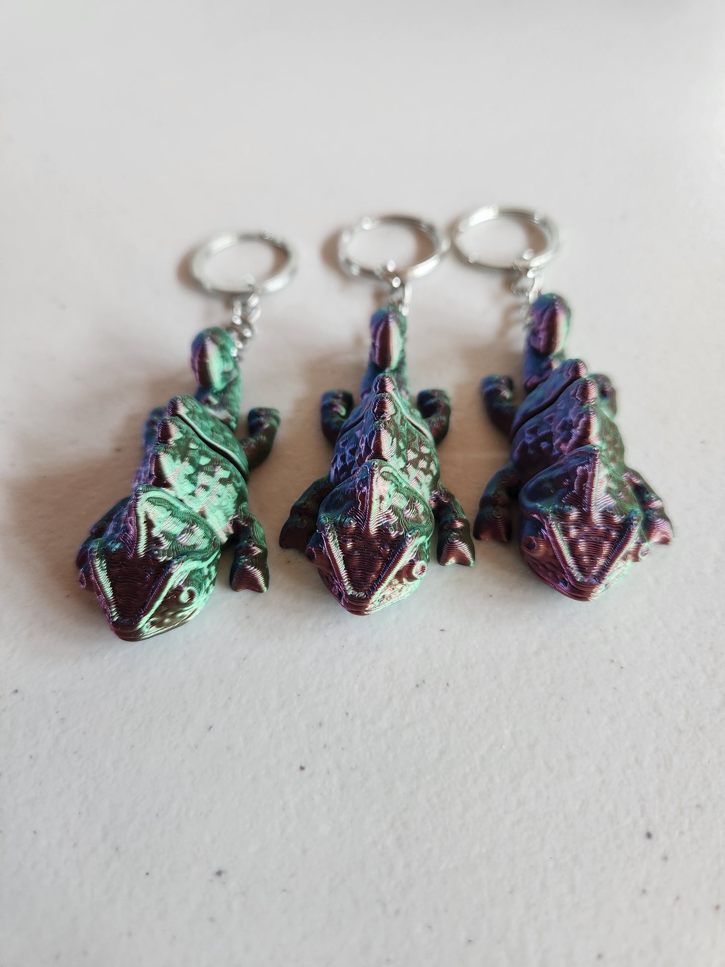 Chameleons keychains, 2 for $5