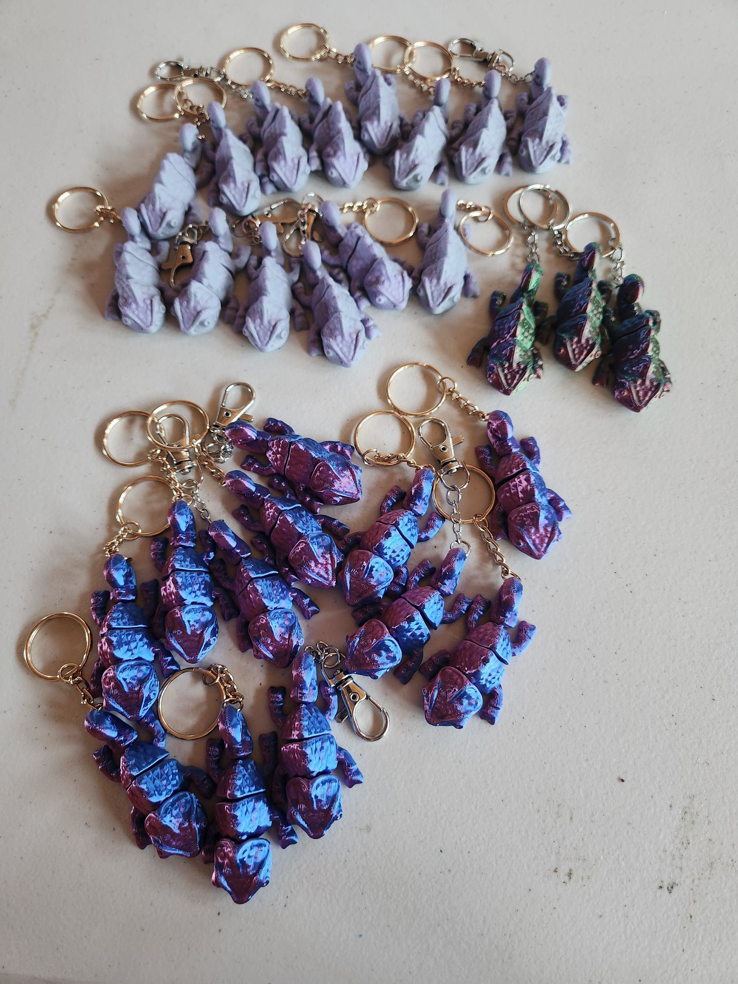 Chameleons keychains, 2 for $5
