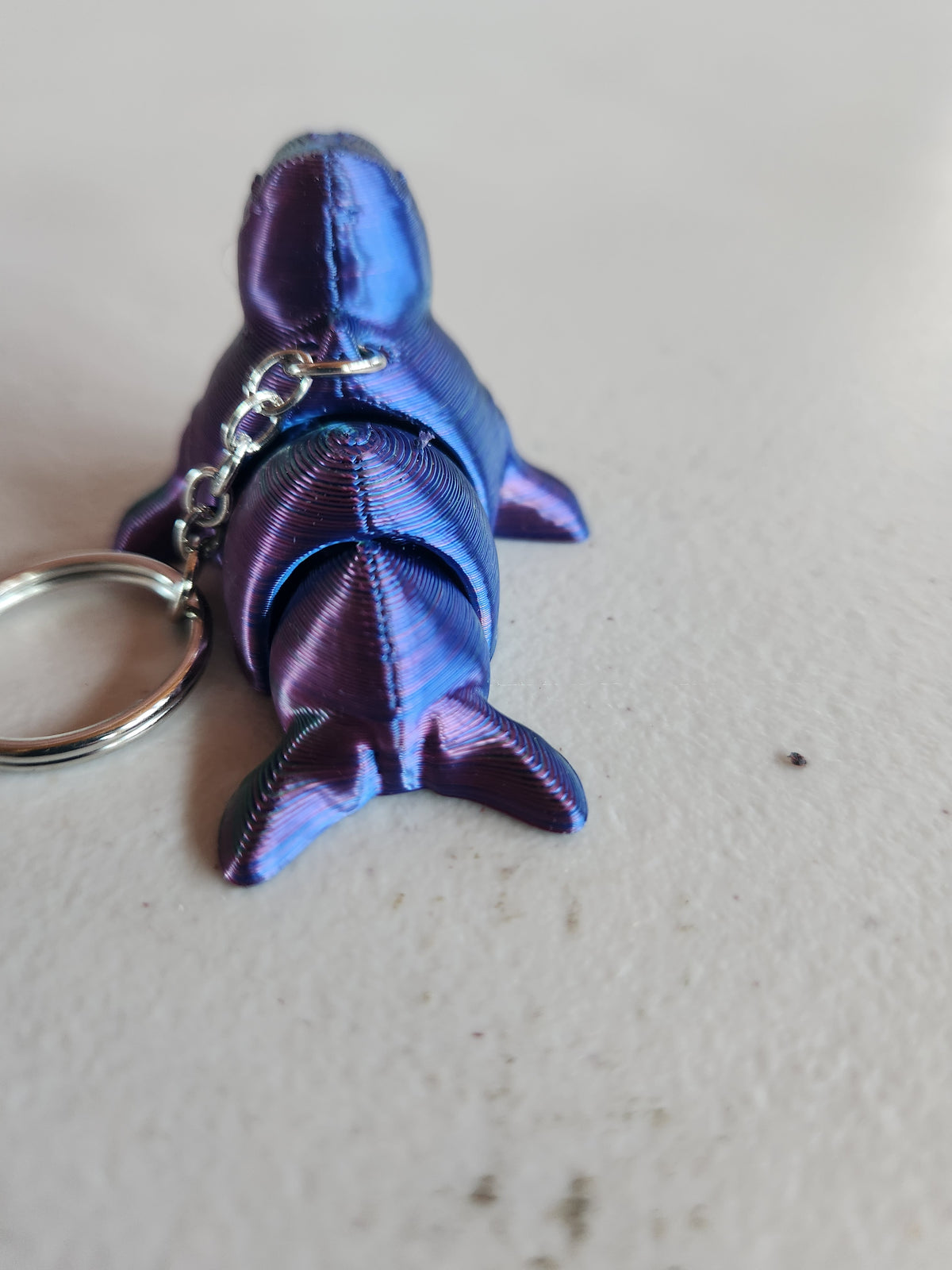 Walrus keychains, single.