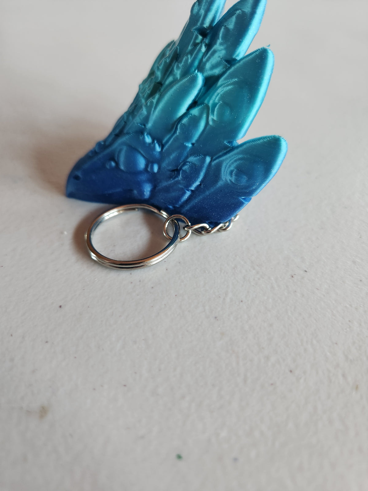 Peacock head keychains
