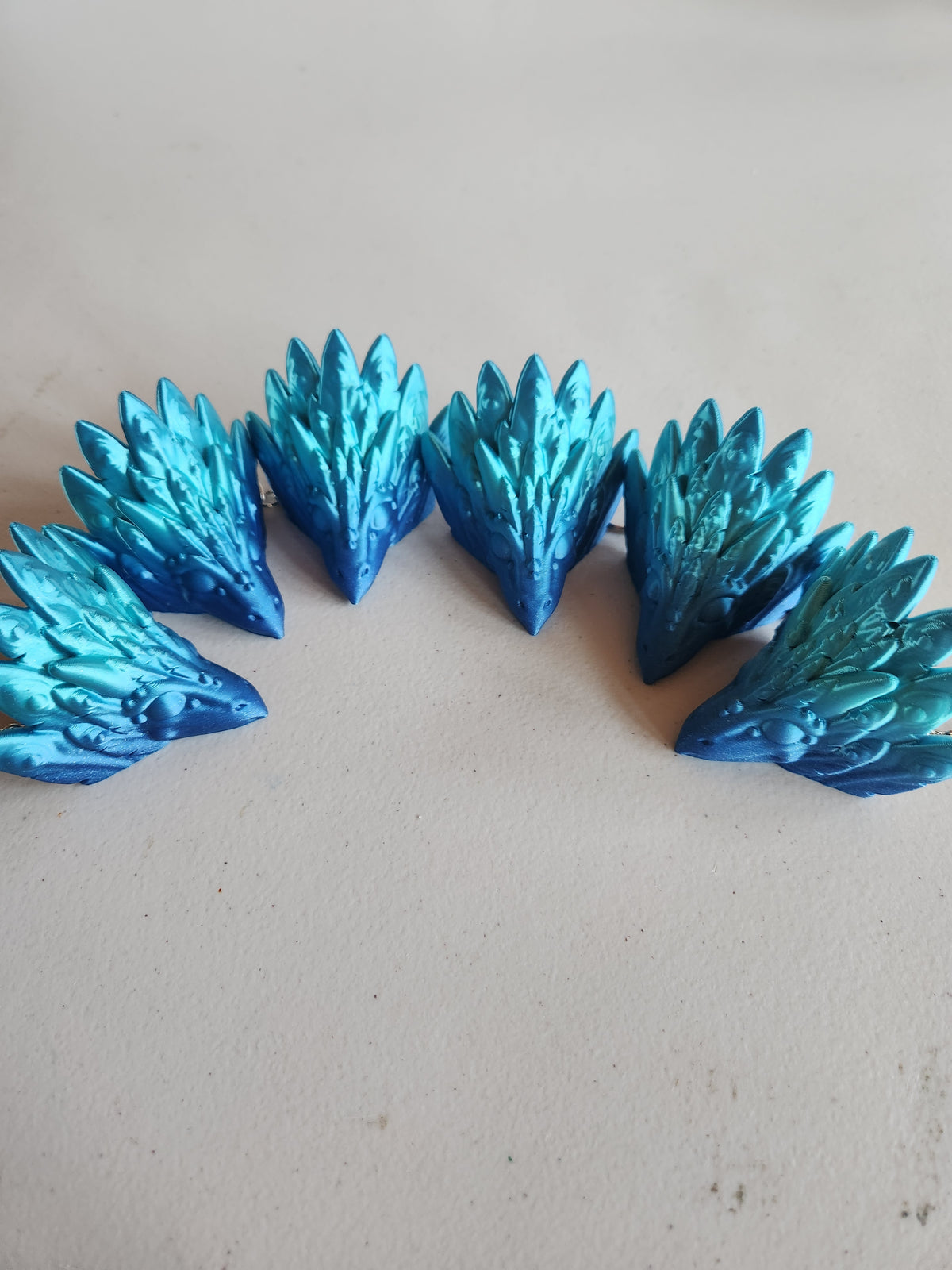 Peacock head keychains