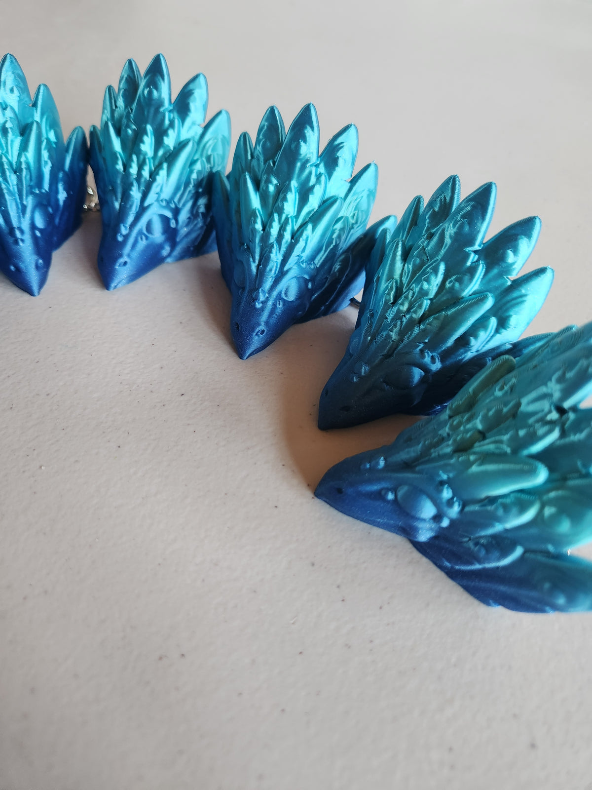 Peacock head keychains