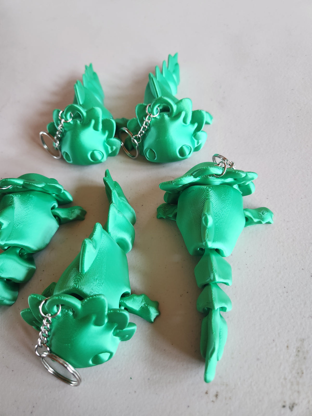 Lg Axolotl keychain