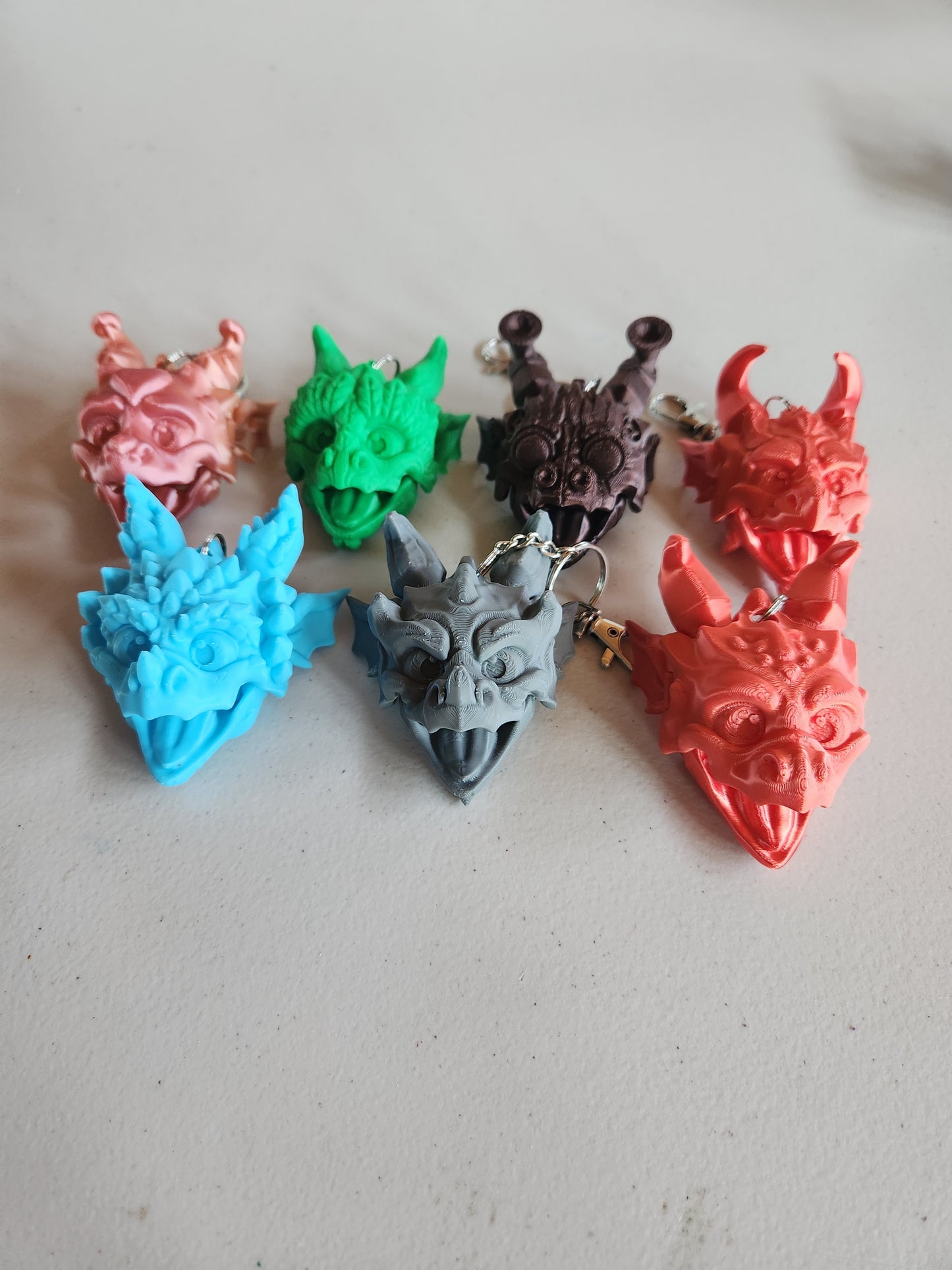 Dragon element heads