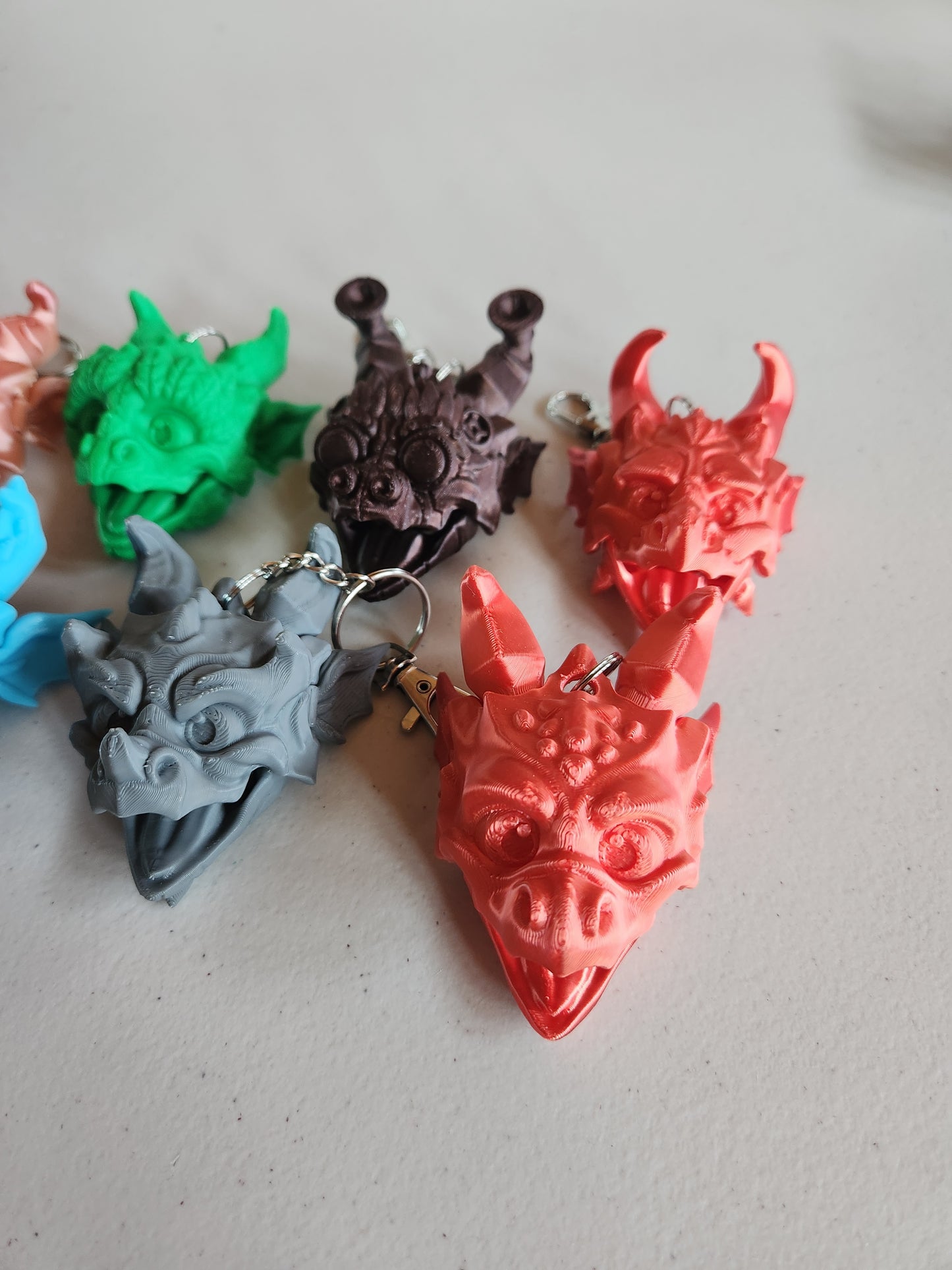 Dragon element heads