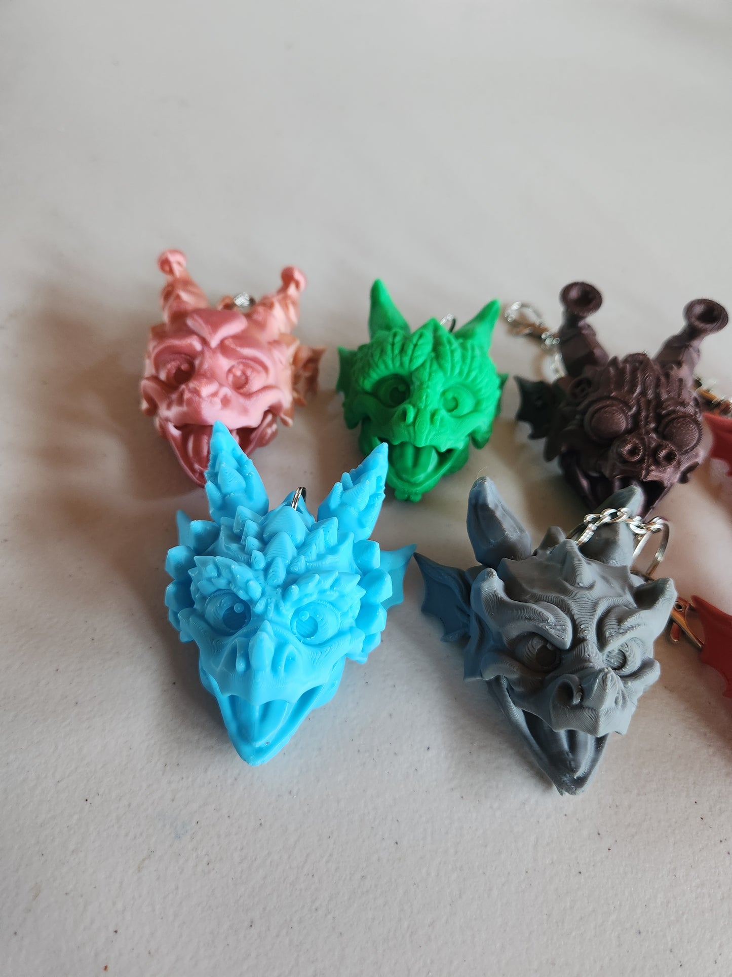 Dragon element heads