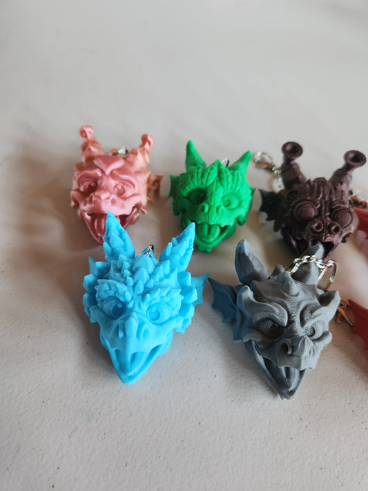 Dragon element heads