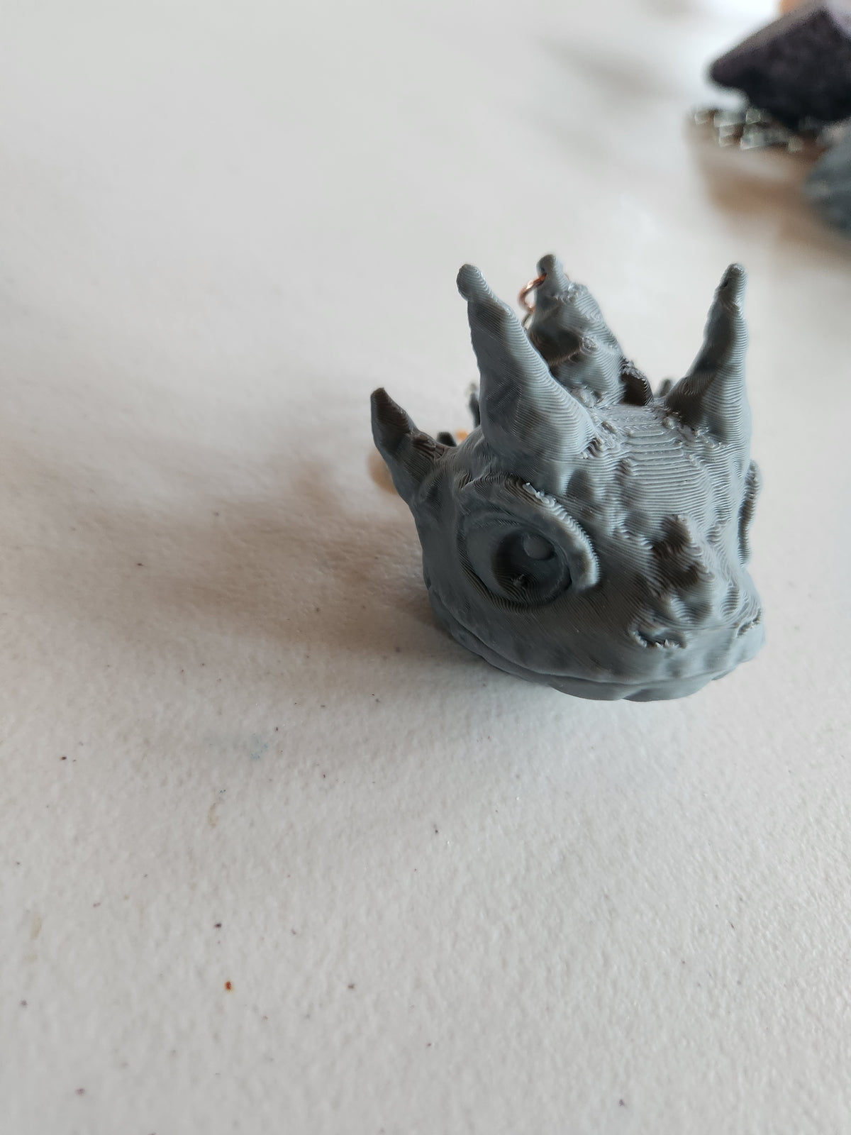 Medium dragon head keychains
