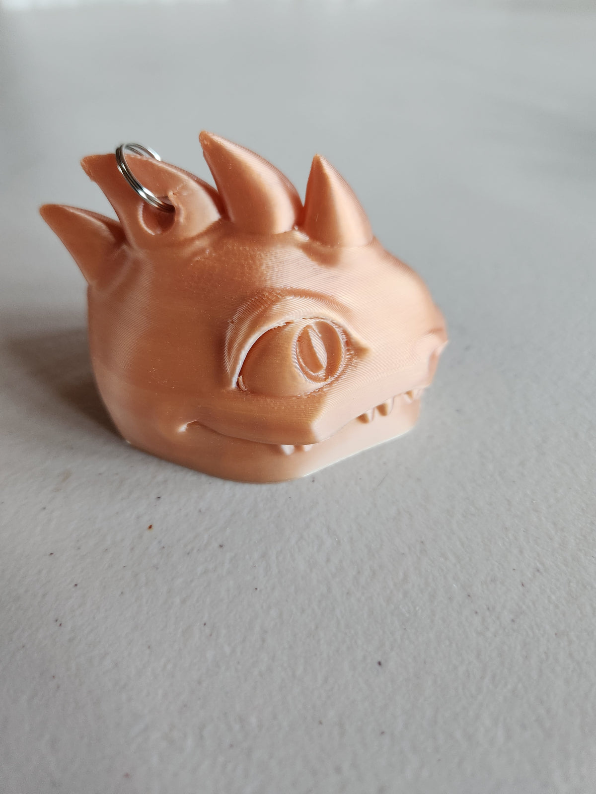 Large dragon head keychains