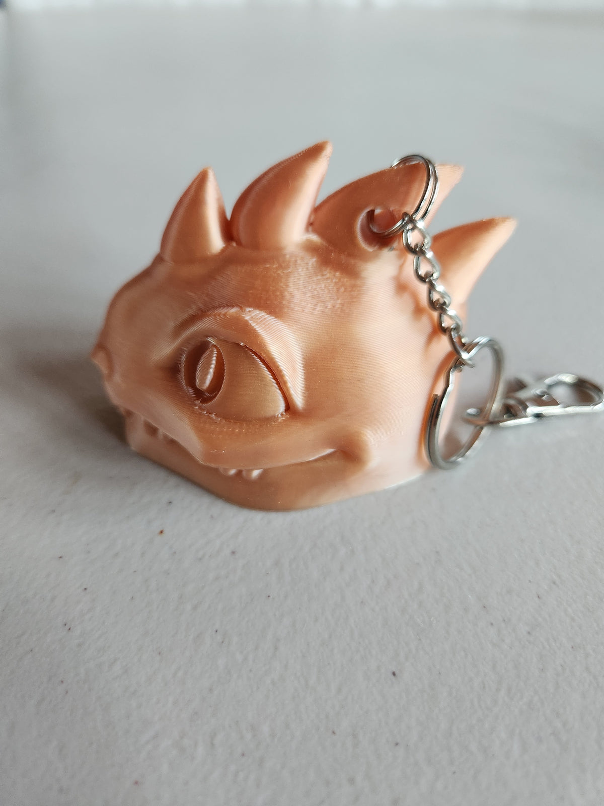 Large dragon head keychains