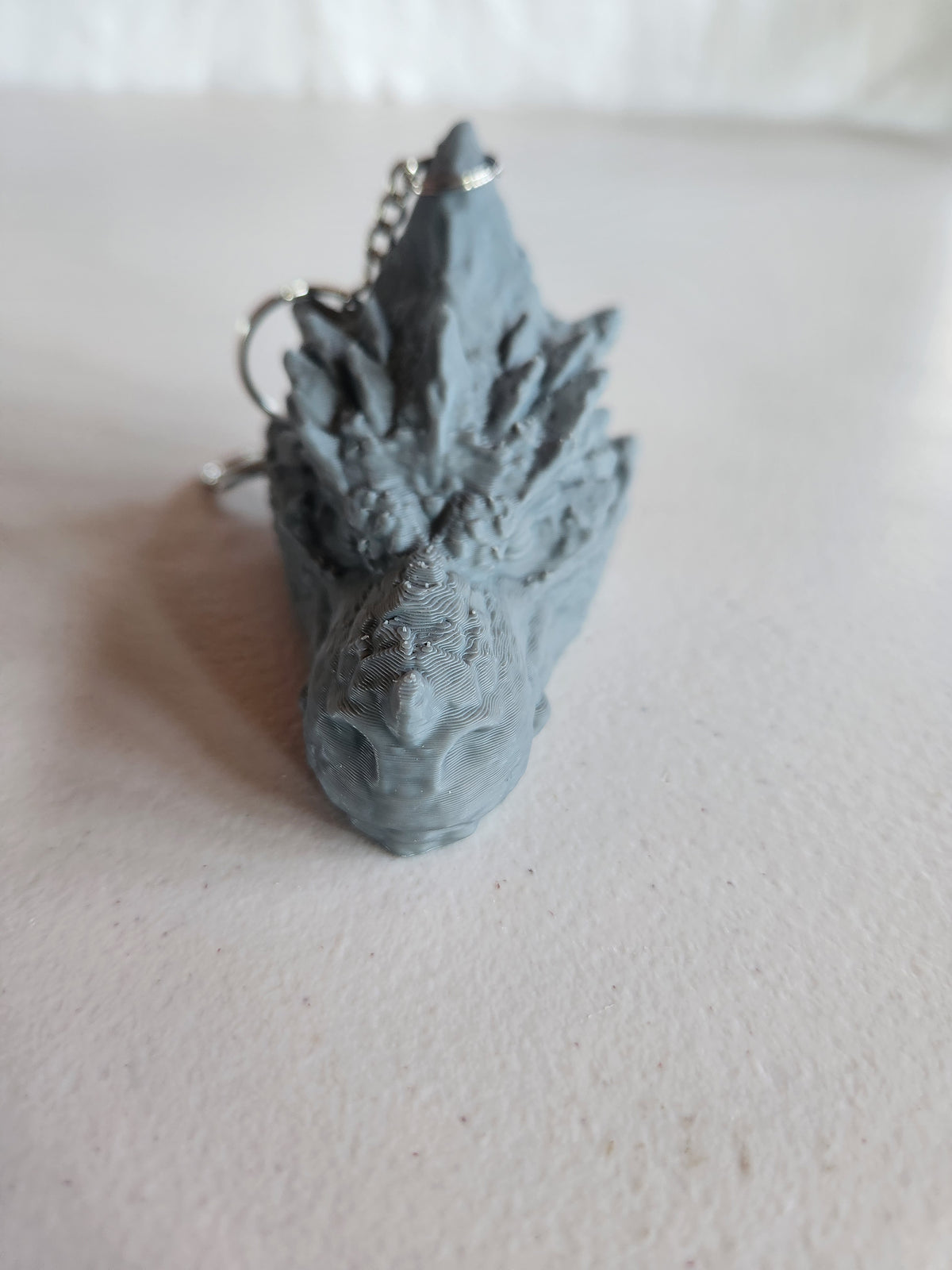 Large dragon head keychains