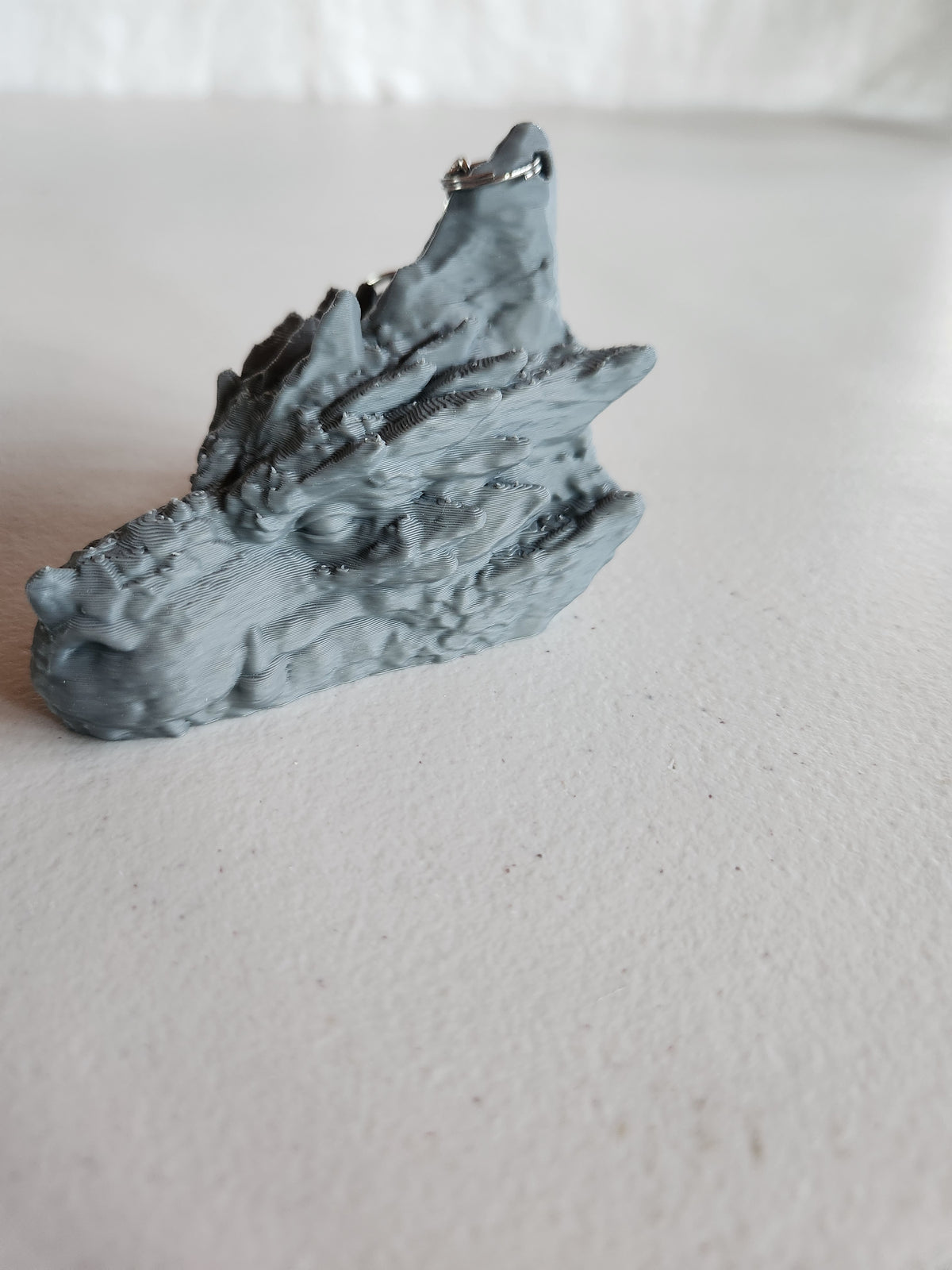 Large dragon head keychains