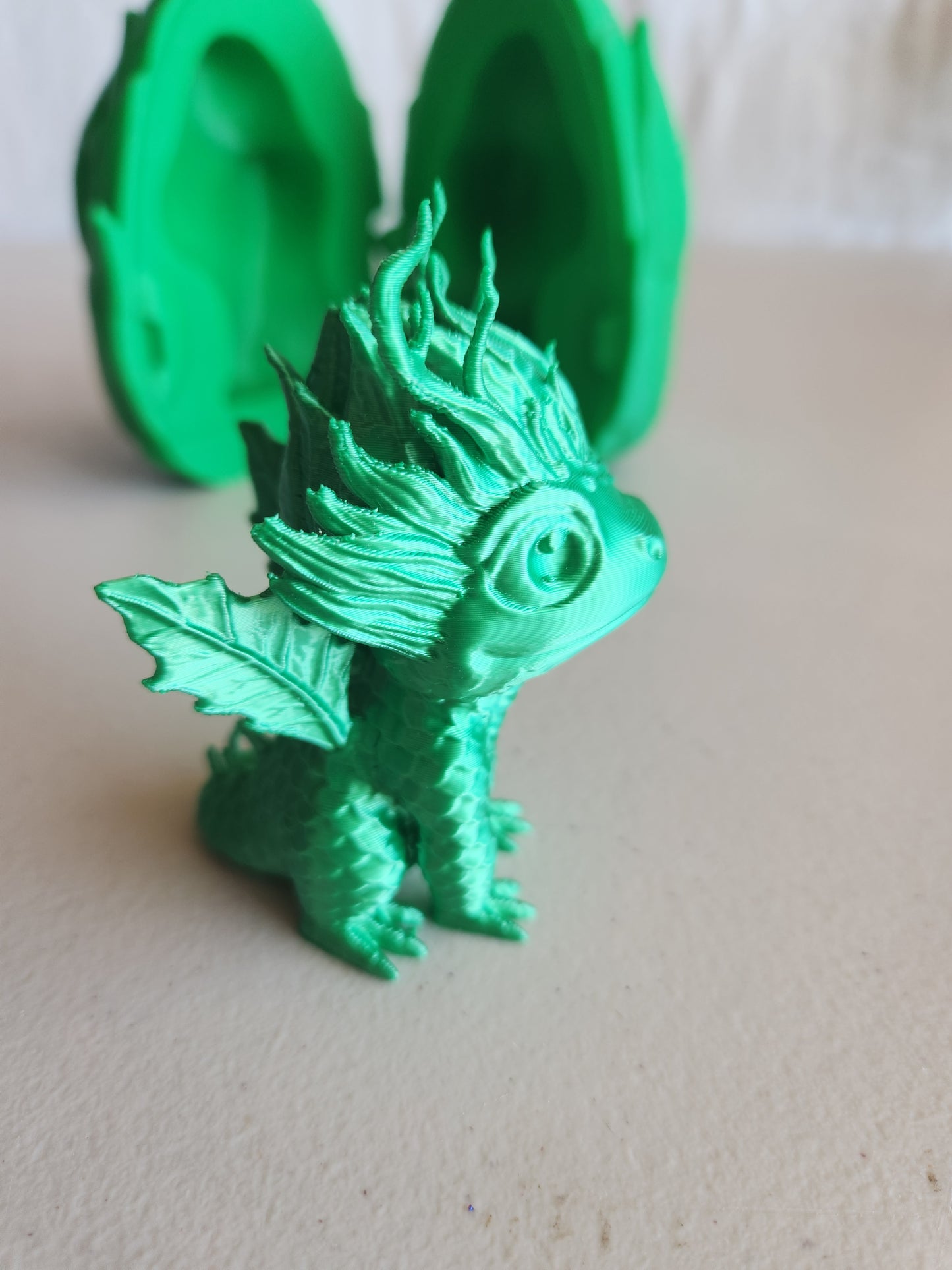Forest dragon with egg