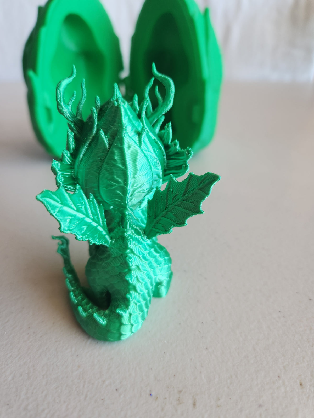 Forest dragon with egg