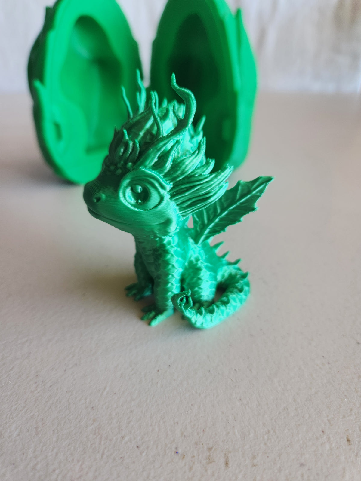 Forest dragon with egg