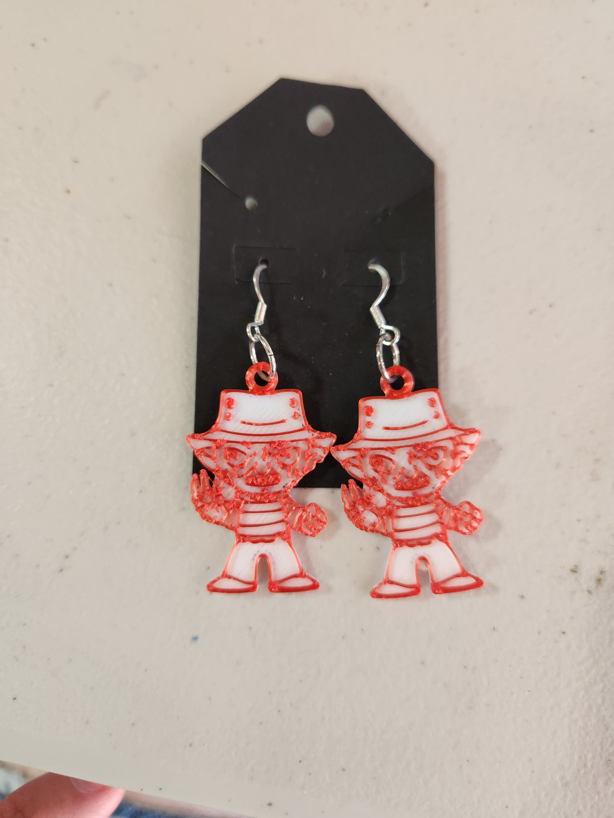 Freddie Krueger earrings