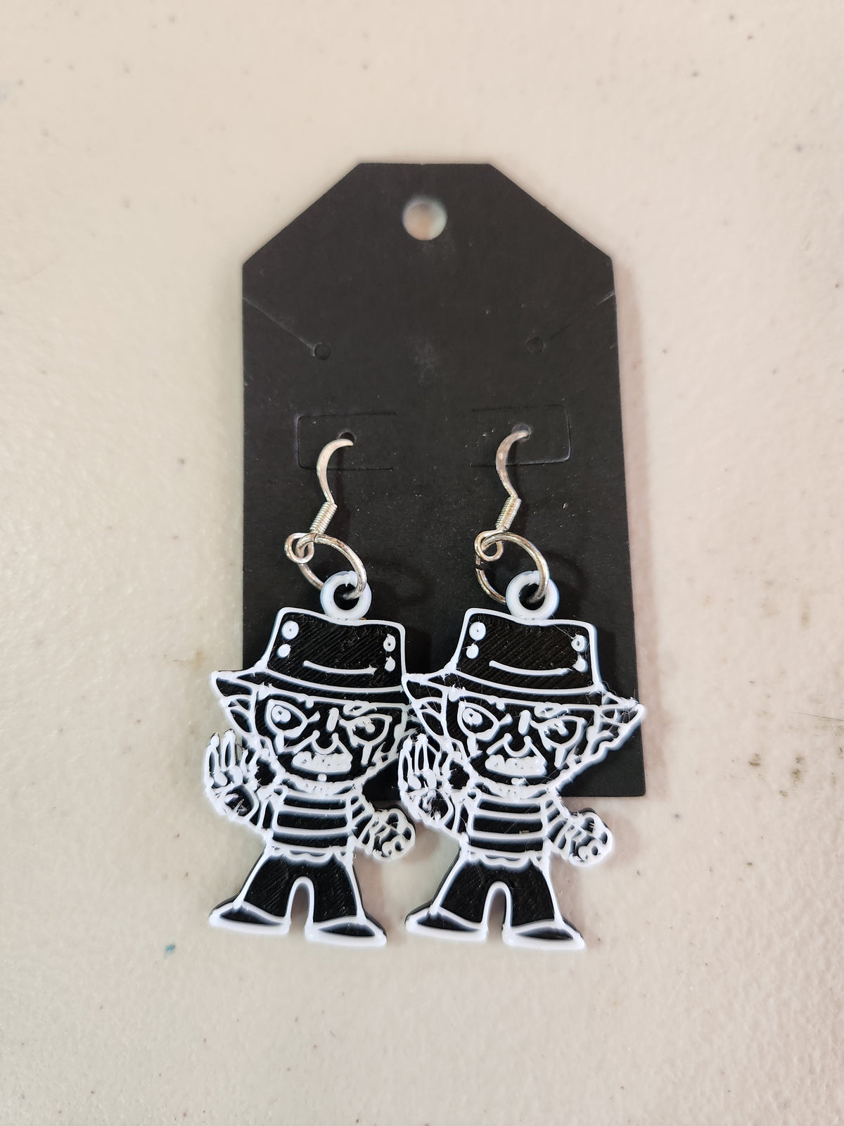 Freddie Krueger earrings