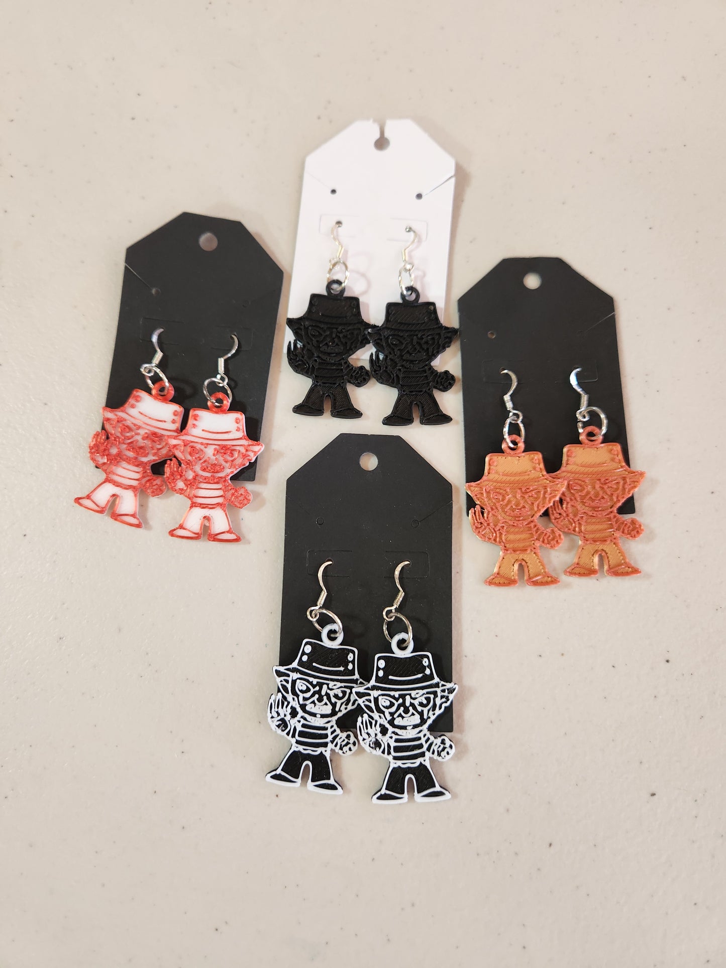 Freddie Krueger earrings