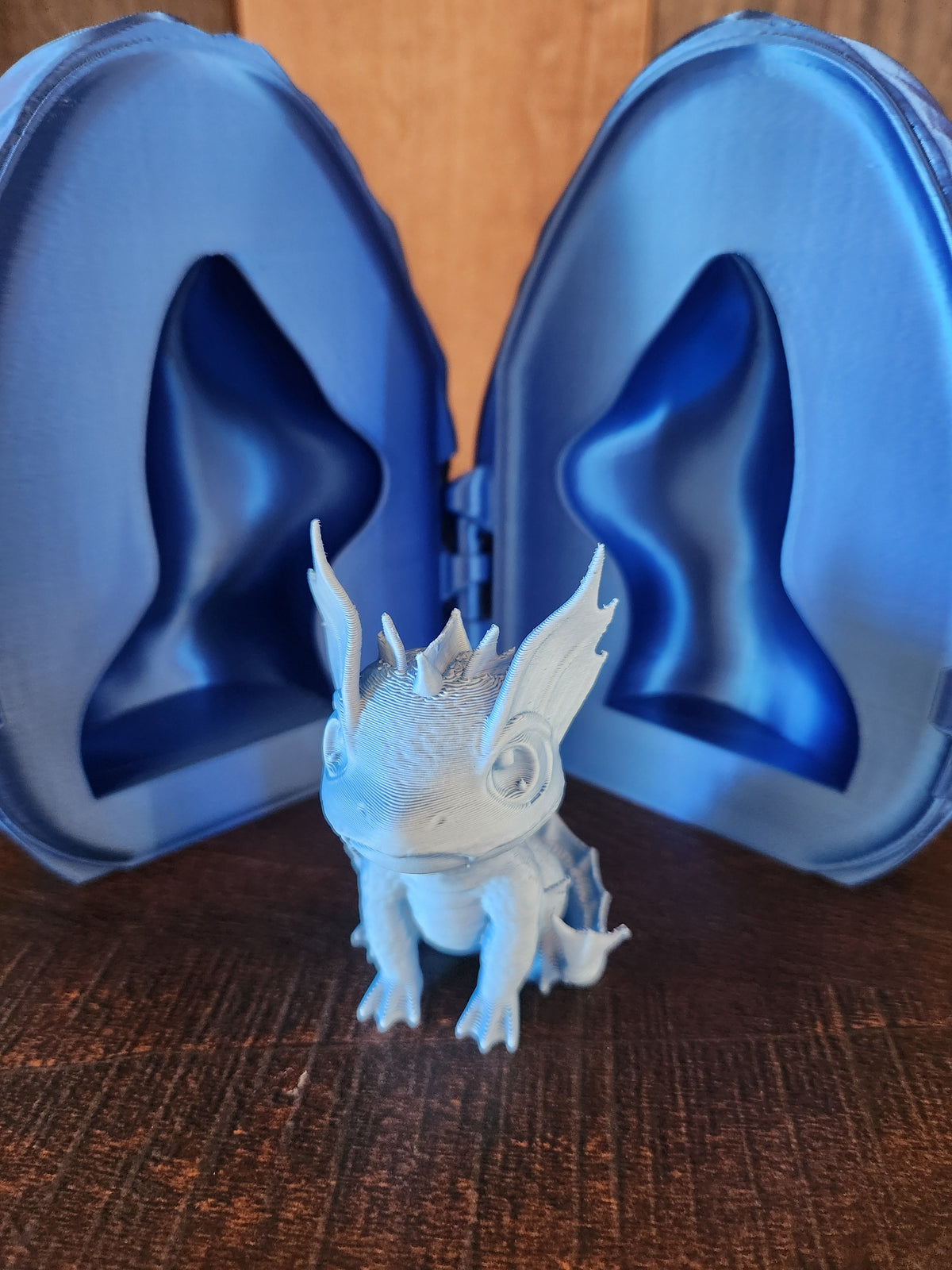 Water Dragon with Egg - 3D Printed Toy Figure