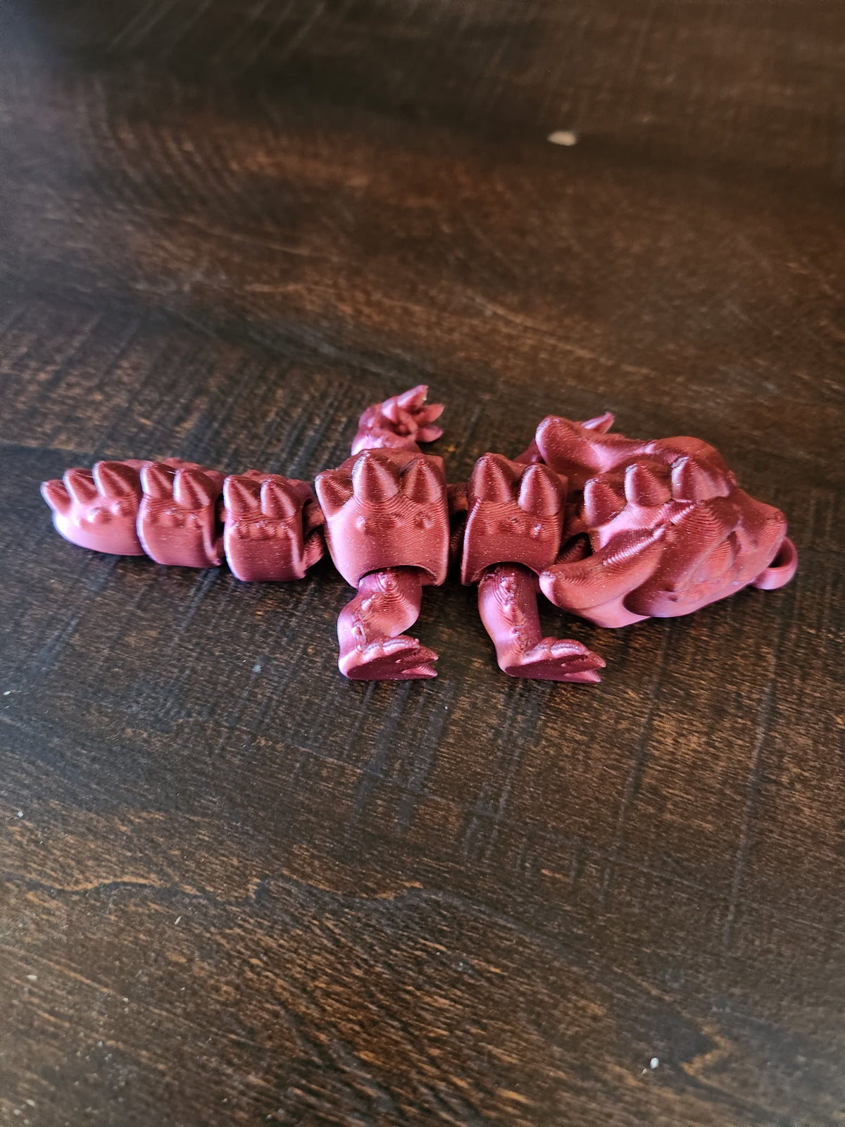 Dragon Keychain with No Wings - 3D Printed, Lightweight and Eye-Catching - Phone, Accessories
