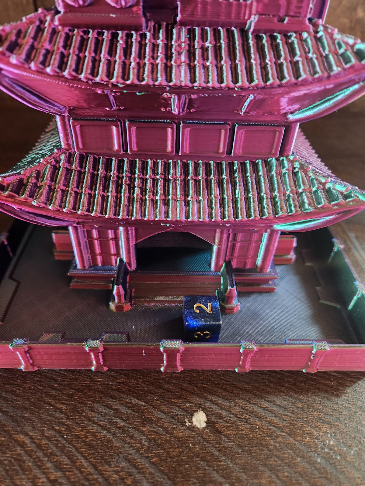 Temple Dice Roller 3D Printed - Great for Games and Puzzles
