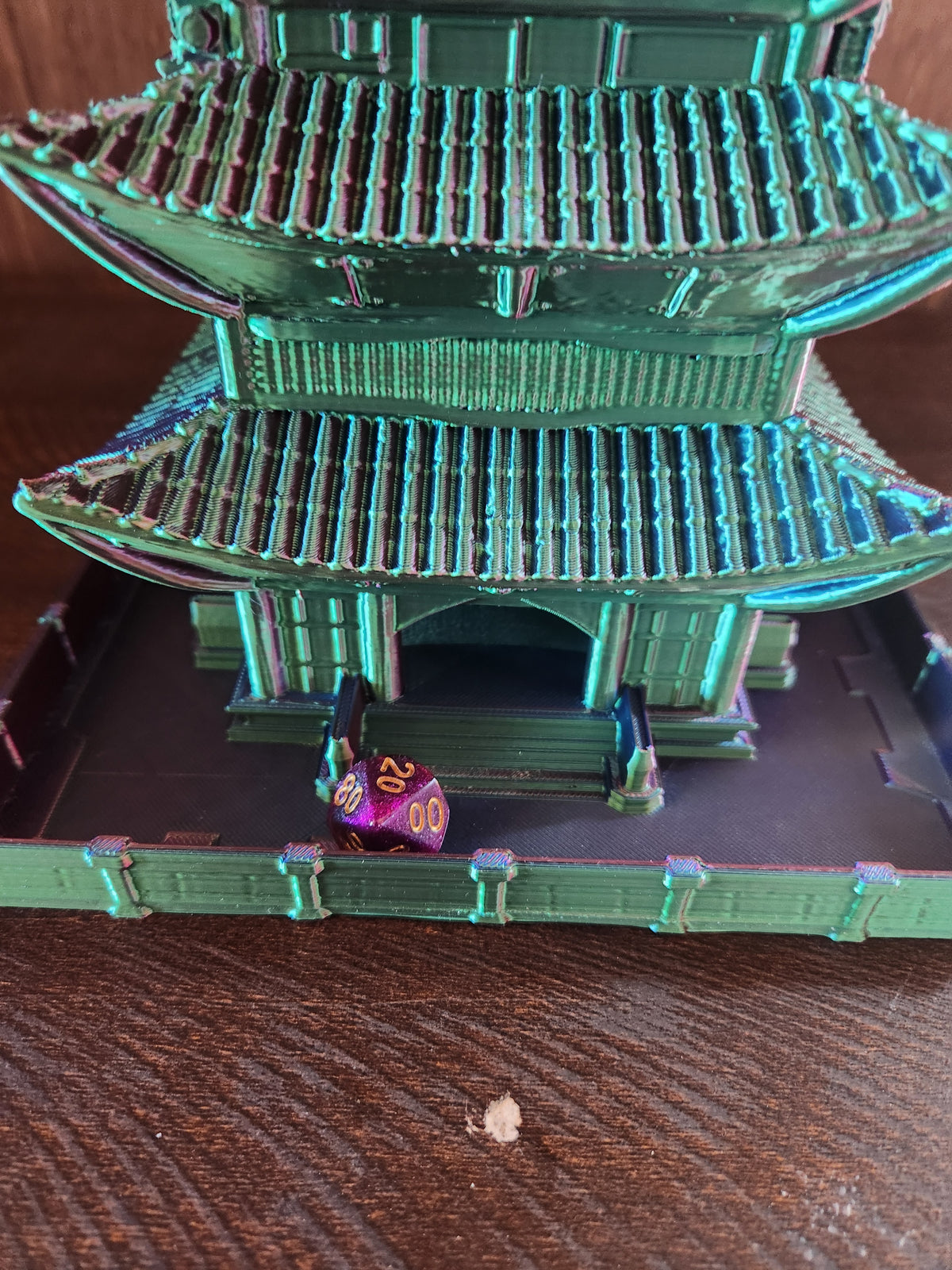 Temple Dice Roller 3D Printed - Great for Games and Puzzles