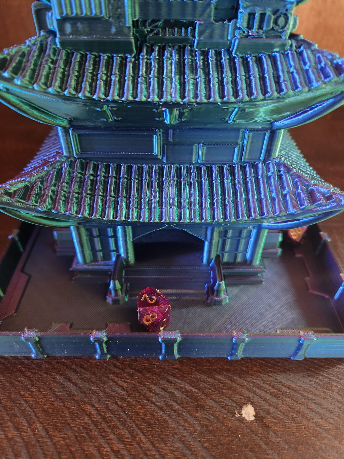 Temple Dice Roller 3D Printed - Great for Games and Puzzles
