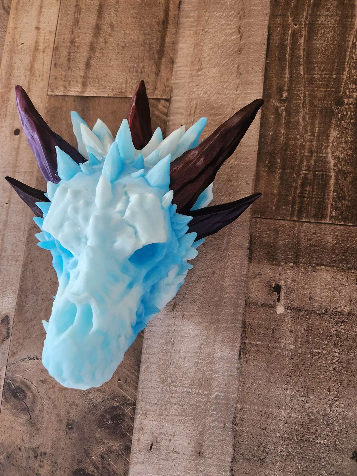 Dragon Head Wall Mount - 3D Printed Decor for Home - Hanging