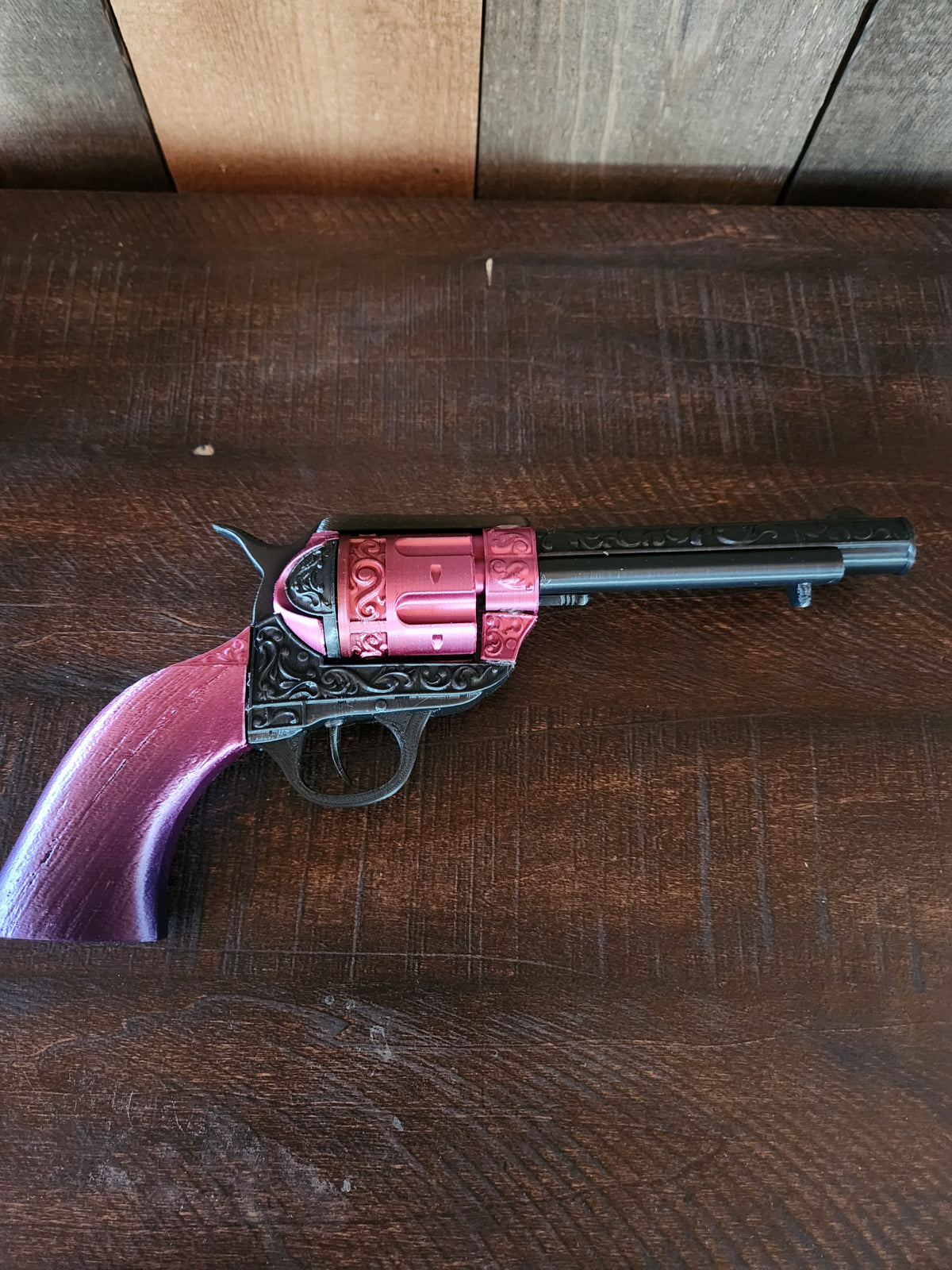 Revolver, 3D-Printed for decor.