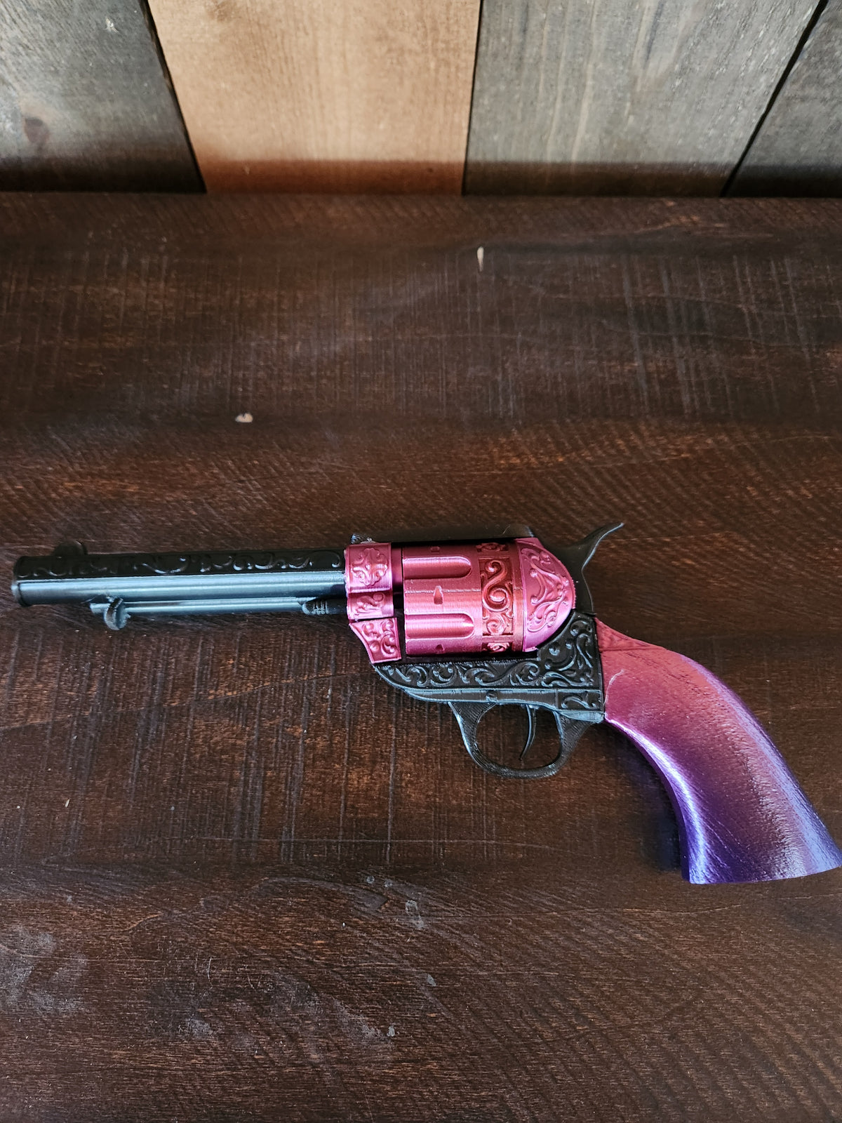 Revolver, 3D-Printed for decor.