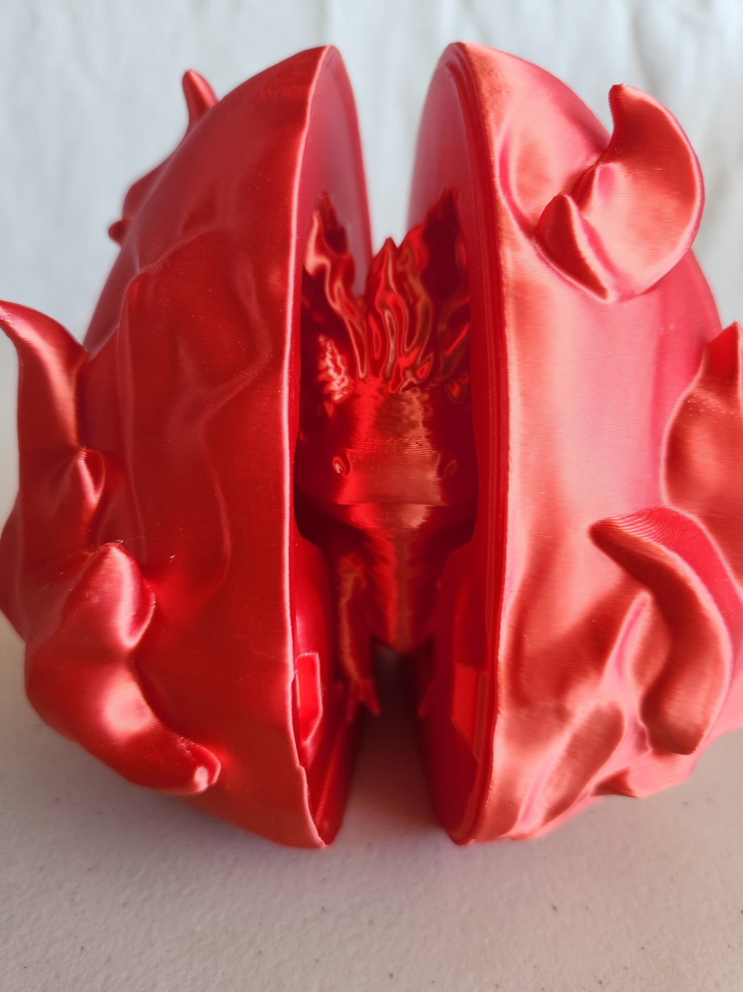 Fire dragon with egg