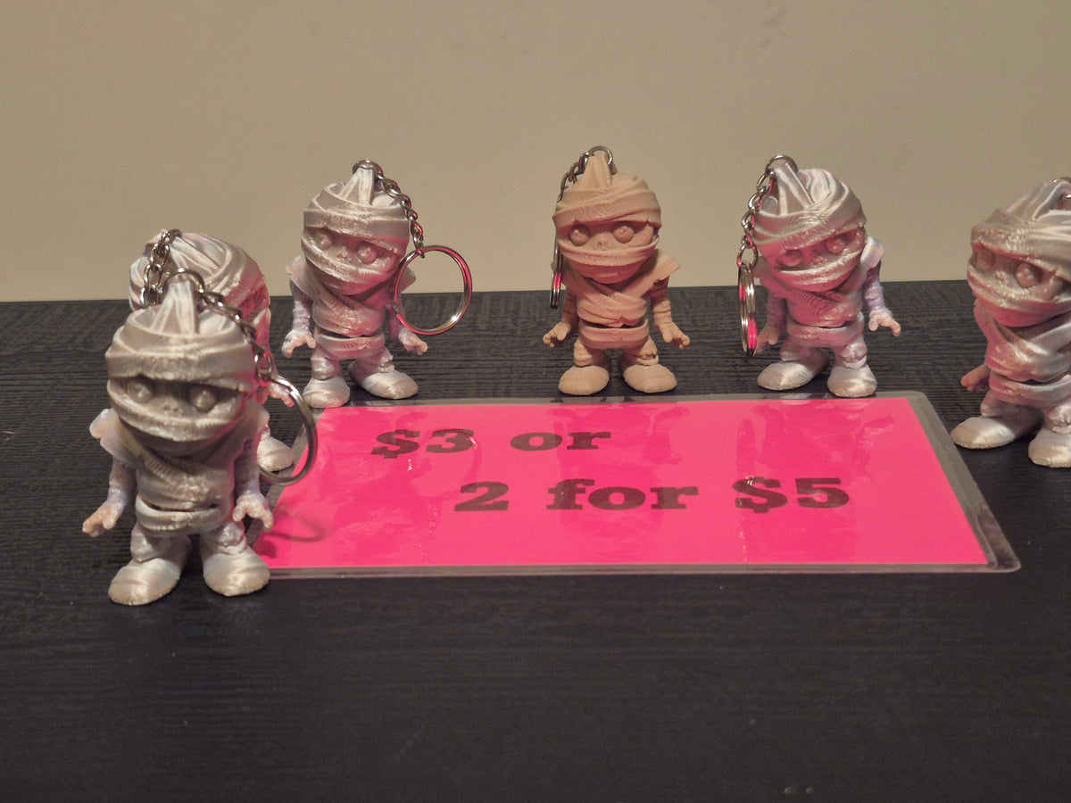 Mummy Keychains. 2 for $5