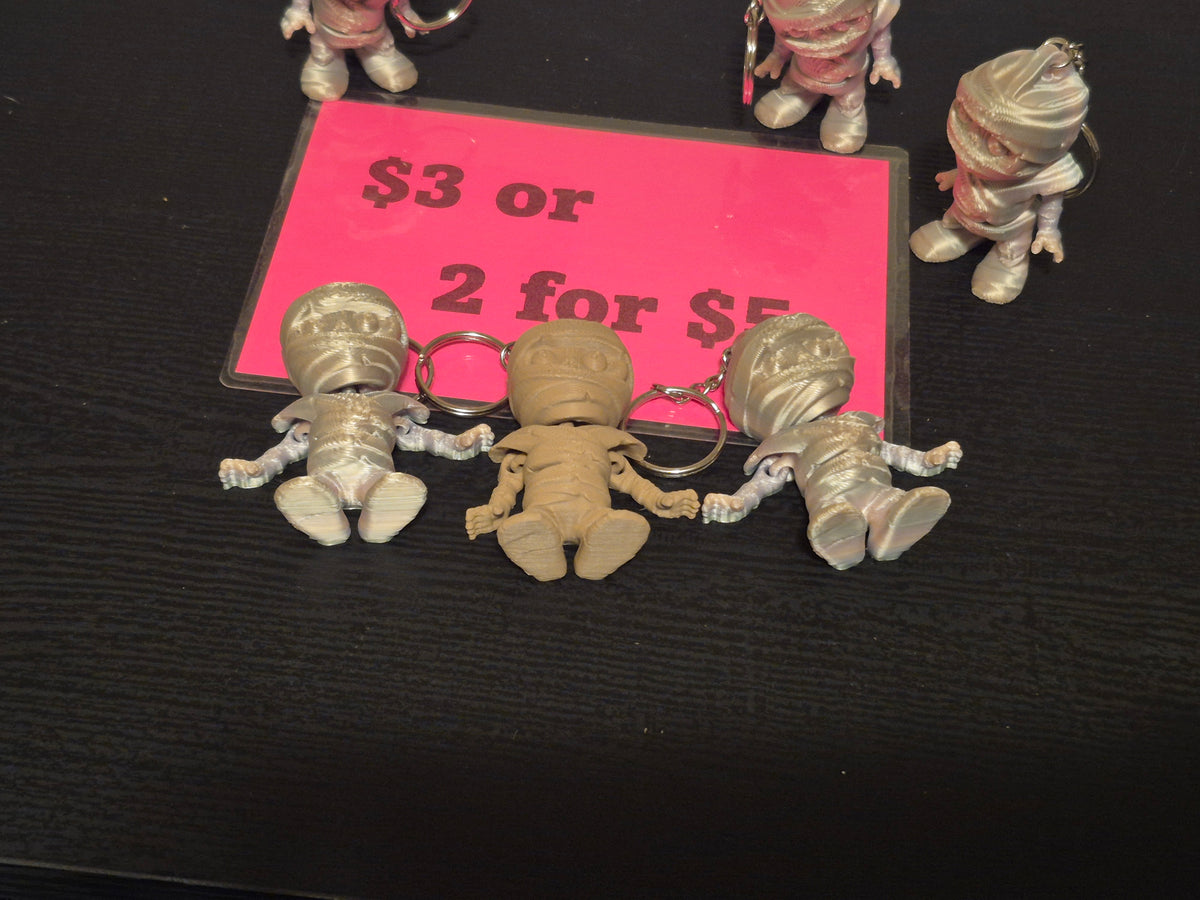 Mummy Keychains. 2 for $5