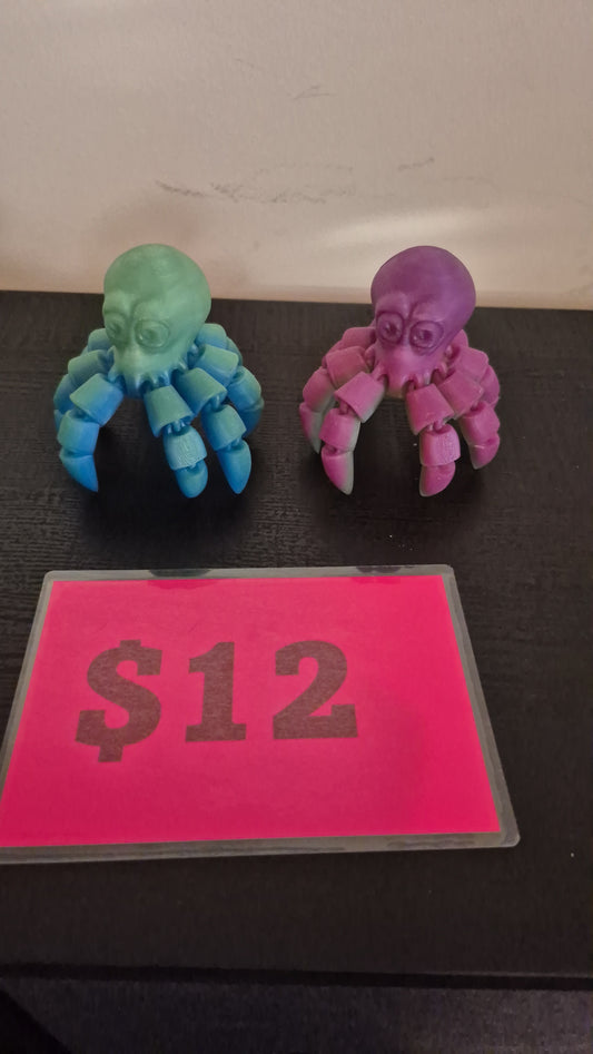 Octopus 3D-Printed Product - Original Design, Lightweight Construction, Versatile Use