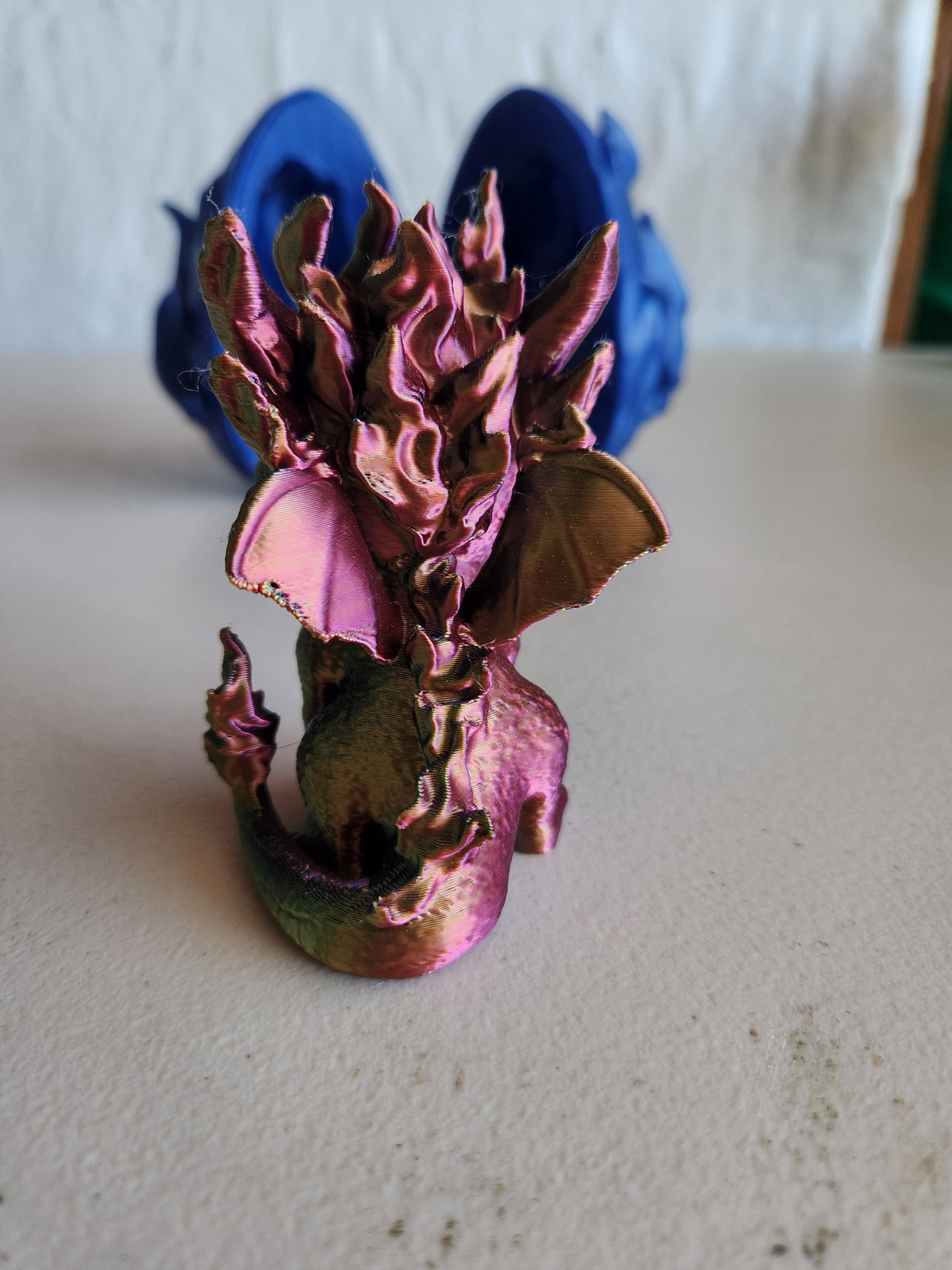 Fire dragon with egg