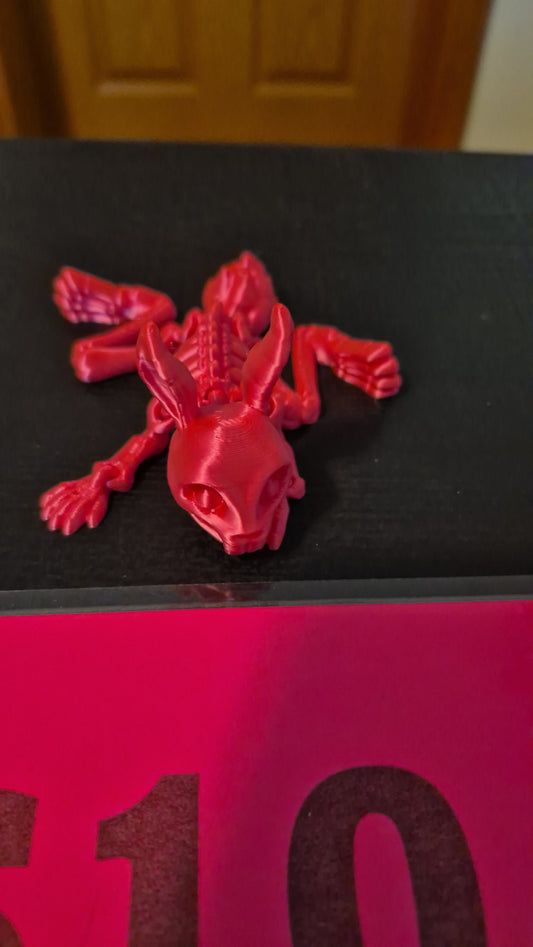 Bunny Skeleton 3D-Printed - Unique Design with Colorful Features