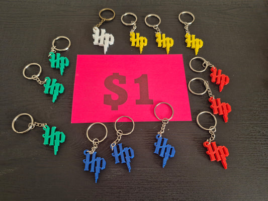 Harry Potter keychains, HP.