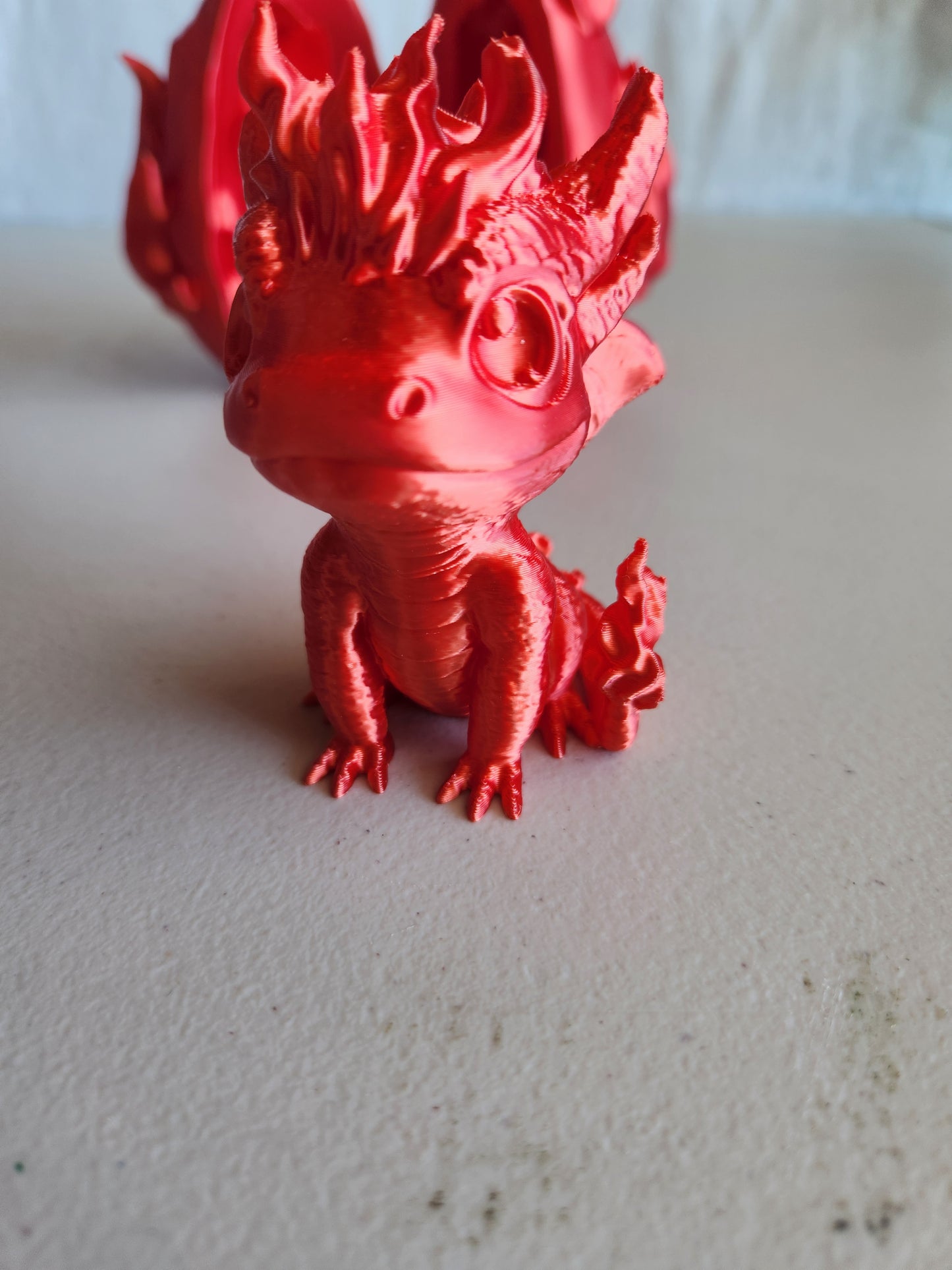 Fire dragon with egg