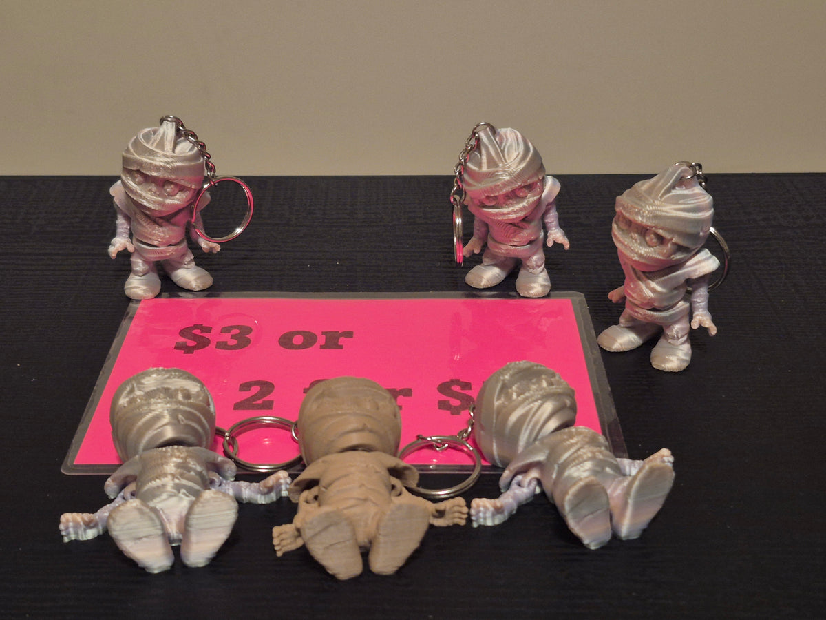 Mummy Keychains. 2 for $5