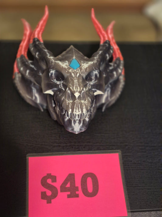 Dragon with a diamond Wall mount