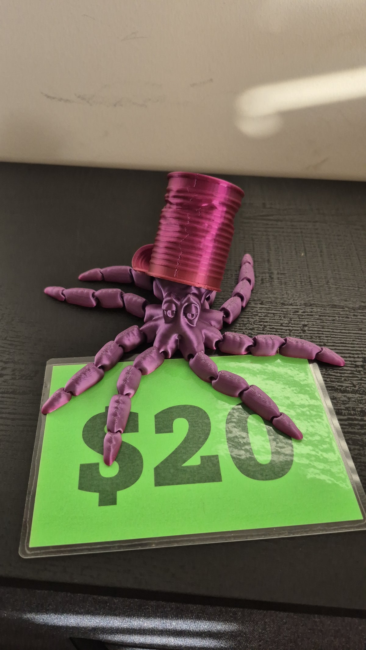 Octopus with can
