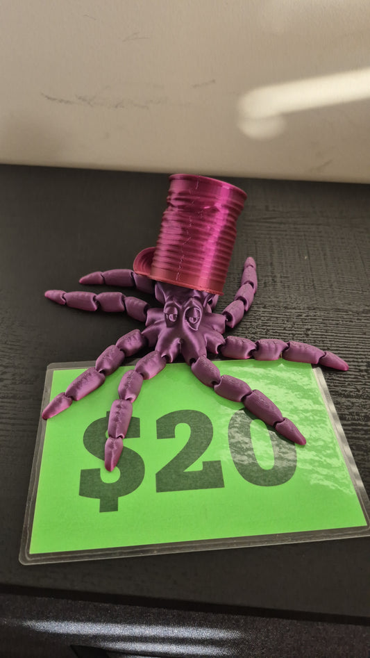 Octopus with can