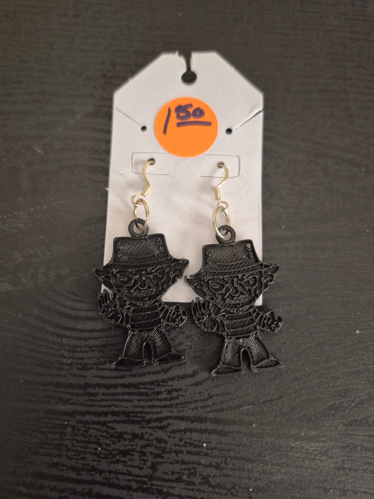 Freddie Krueger earrings