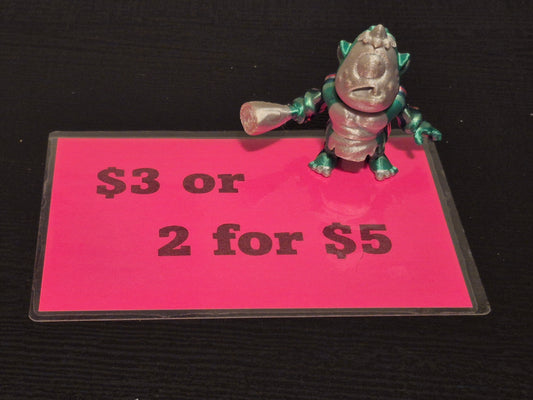 Oger keychain, 2 for $5. Made by 3D Printing