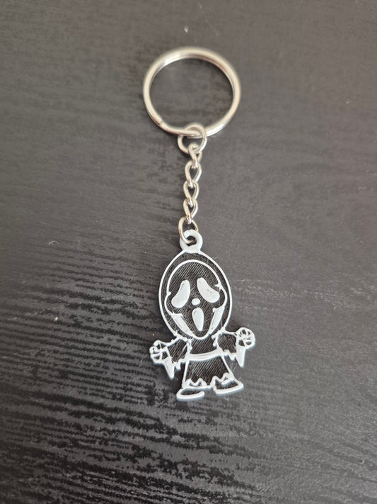 Scream keychain. Single