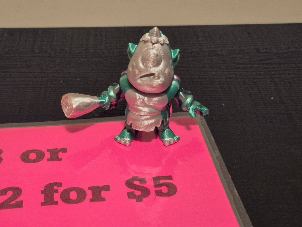 Oger keychain, 2 for $5. Made by 3D Printing