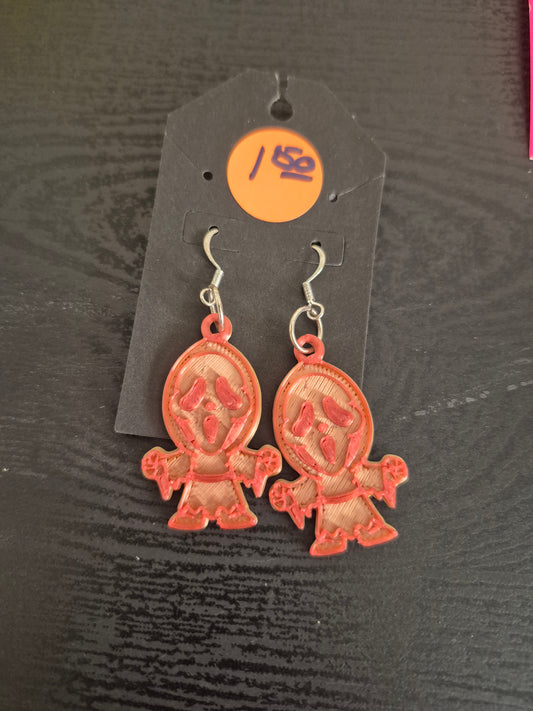 Scream earrings