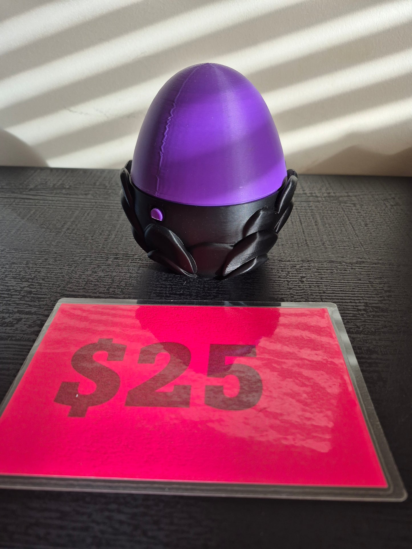 Dragon Egg with 3D Printed Extra Details - Decorative and Unique Gift